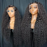 Deep Wave HD Lace Front Wig Water Wave Human Hair Wigs 40 Inch 13x6 Deep Wave Lace Front Wigs Wet and Wavy Human Hair Wigs Pre Plucked Deep Wave Lace Front Wigs
