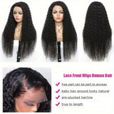 13x6 HD Lace Frontal Deep Wave Human Hair Wig Glueless Wigs Human Hair Ready To Wear 5x5 HD Lace Closure Wig Clearance Sale