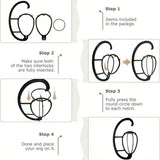 15 Inch Wig Hanger, Portable Hanging Wig Holder Stand, Collapsible Wig Display Hanger, Wig Rack for Multiple Wigs and Hats