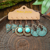 Boho vintage antique bronze tassel dangle earrings for women by HSF Marketplace