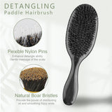 ARLANY boar bristle hair brush and massage comb, a versatile hair styling tool from HSF Marketplace for hair beauty and salon use.