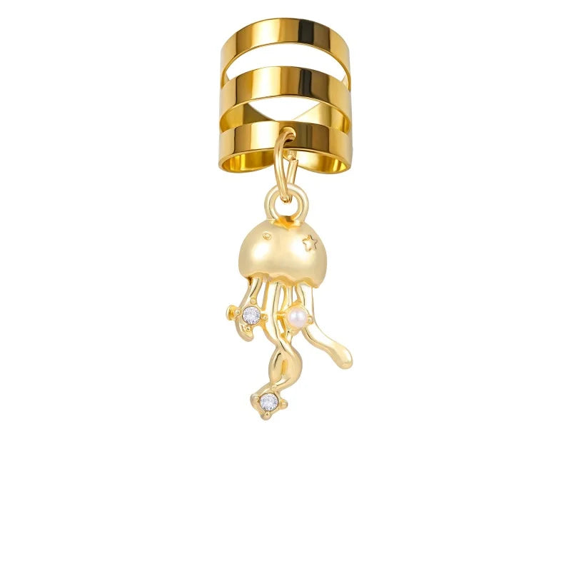 Stars tulip alloy hair jewelry for stylish braids, hair styling accessory by HSF Marketplace