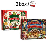Christmas dumpling squishy advent calendar by HSF Marketplace with 24 sensory toy countdown surprises