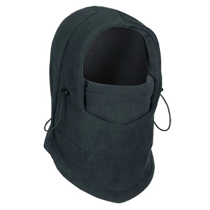 Women's HSF Marketplace thermal fleece balaclava hat with face and neck coverage for winter hiking and biking