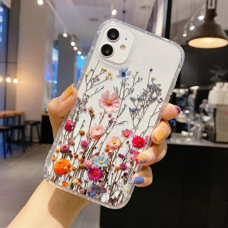 HSF Marketplace flower phone case for iPhone 17, 18 Pro Max, 15, 14, 13, 12, and 11