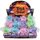 2026 Halloween Glitter Luminous  Maltose Squishy Squeeze Balls Stress Relief Slow Rebound Pinch Toy Halloween Party Favors