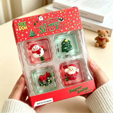Mini stress relief cube 4-pack by HSF Marketplace for fidgeting and relaxation