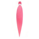 Pre-stretched Braids Hair Professional Itch Free Hot Water Setting Synthetic Fiber Ombre Yaki Texture Braid Hair Extensions