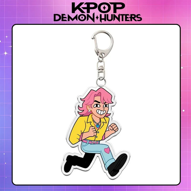 Kpop Demon Hunters acrylic keychain, unique anime accessory by HSF Marketplace