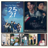 Korean romance drama series art poster, K-Culture wall decor by HSF Marketplace