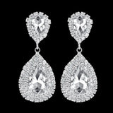 Multicolor crystal drop earrings for women by HSF Marketplace, featuring elegant dangling jewelry design