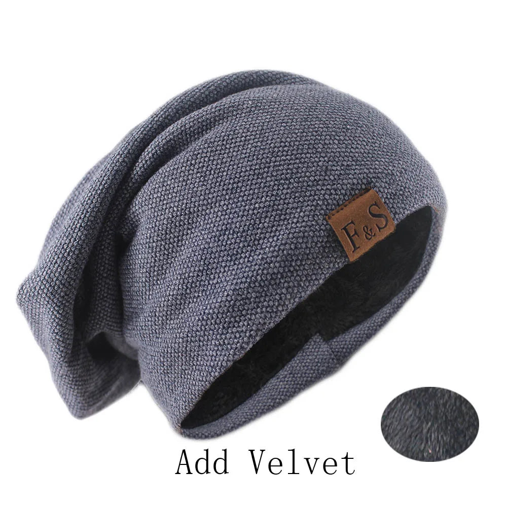 Women's knitted solid color bonnet beanie hat, soft casual turban style for autumn and spring by HSF Marketplace