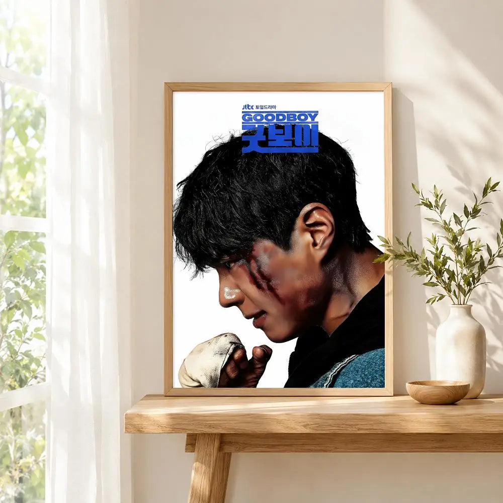 Korean drama Good Boy poster for modern wall decor, K-culture merch by HSF Marketplace