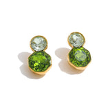 Stainless steel K9 crystal stud earrings for women by HSF Marketplace, featuring sparkling clear stones