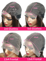 #2 brown 250 density raw Vietnamese human hair bob lace frontal wig with 13x4 lace and double-drawn hair