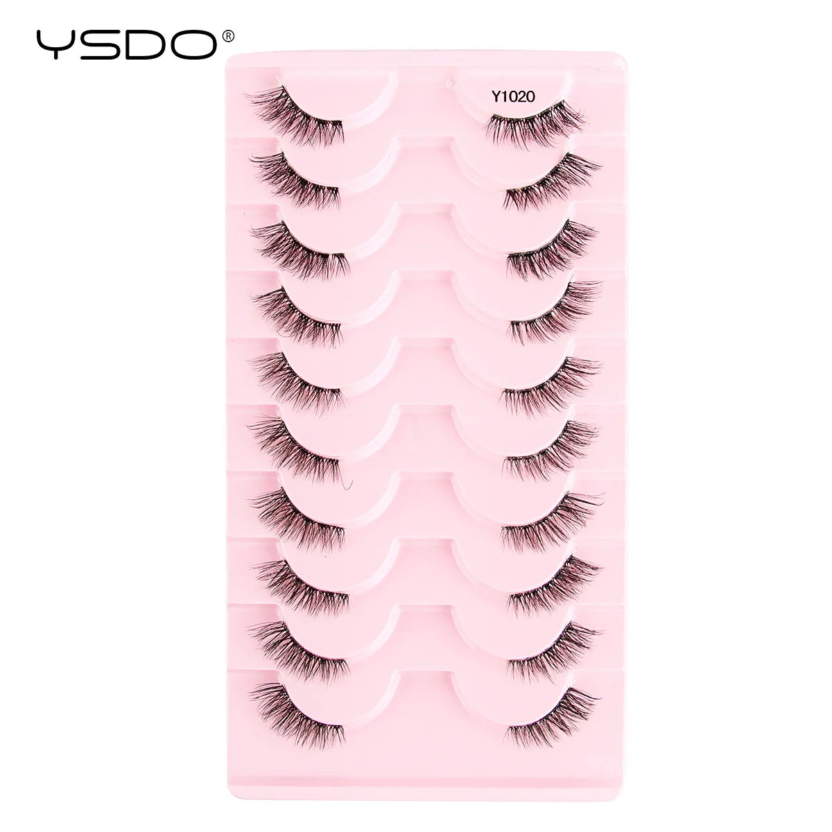 Natural half false eyelashes, 5 or 10 pairs, by HSF Marketplace