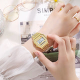 Unisex F91W Retro Men Women's Multifunction LED Digital Watch Stainless Steel Sports Wristwatches Ladies Electronic Wristwatch