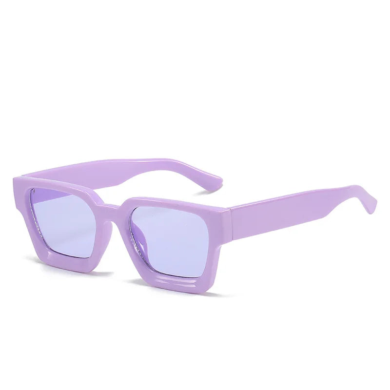 Luxury green square sunglasses for women and men by HSF Marketplace, retro design with UV400 protection.