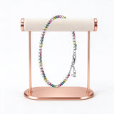 2026 New 925 Silver Star Love Double Color Beaded Bracelet for Women's Valentine's Day DIY Fashion Jewelry Gift