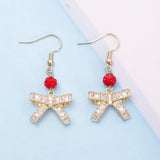 Women's Full Zircon Tassel Earrings Dangle Green Vintage Style Luxury Wedding Jewelry Christmas Valentine's Day Gift Accessories