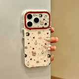 Korean cat pattern phone case for iPhone 11 to 18 Pro Max by HSF Marketplace