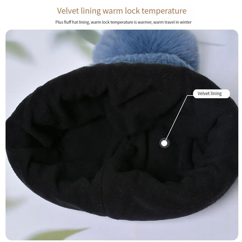 Women's winter beanie hat, scarf, and gloves 3-piece set by HSF Marketplace