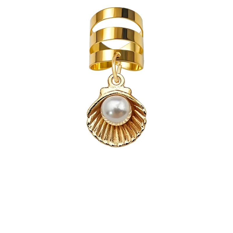 Stars tulip alloy hair jewelry for stylish braids, HSF hair styling accessory
