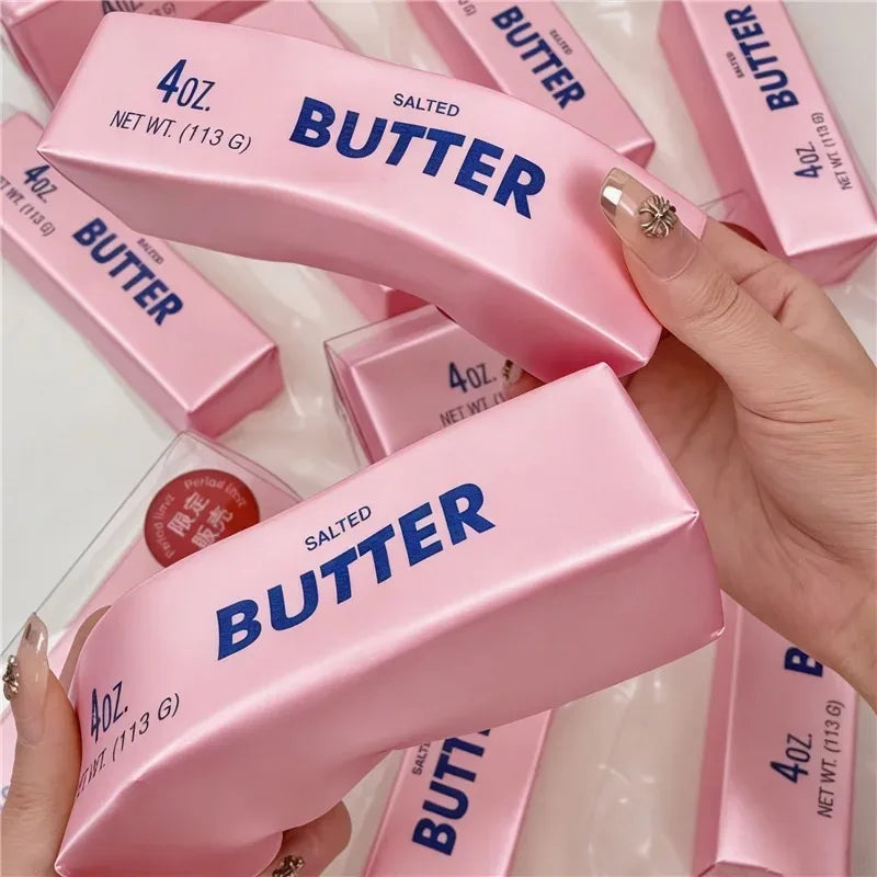 2026 New Soft Butter Squishy Toy, 1-5 PCS Cute Strawberry Butter Bar Stress Relief Toy, Stretchy & Squishy Safe TPR Material