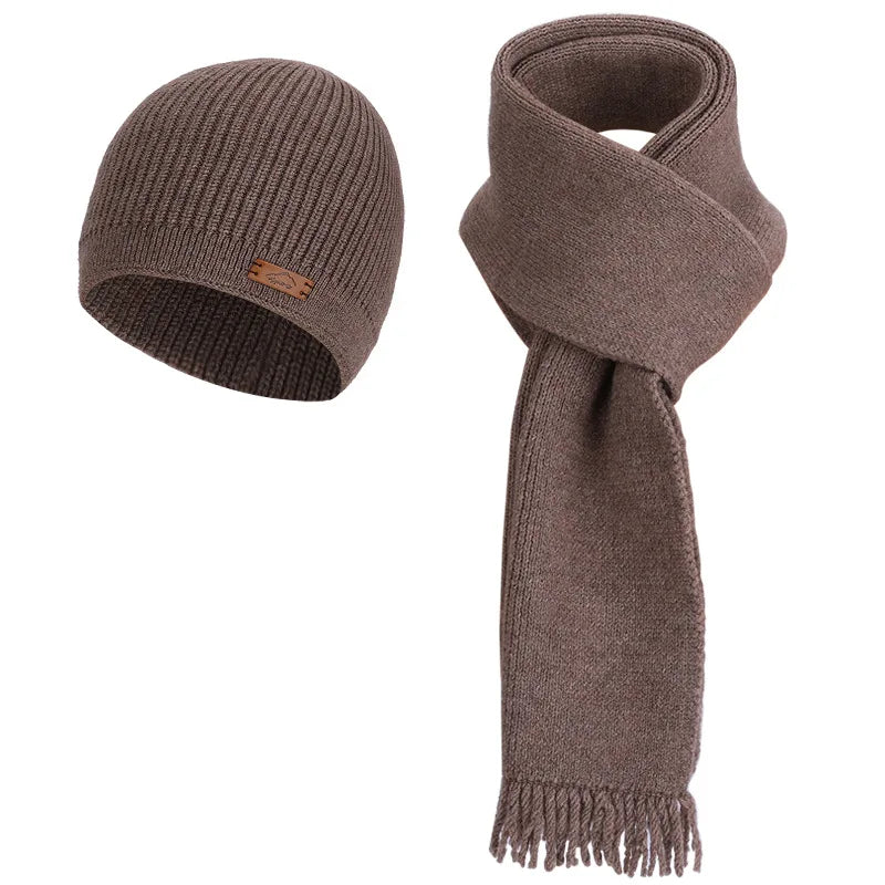 Women's warm woolen hat, scarf and gloves set by HSF Marketplace for winter wear