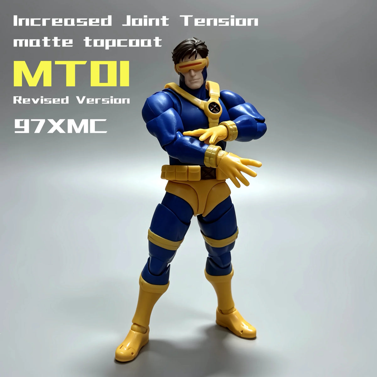 1/12 Mustang Toys MT02 X-Men Cyclops Scott Summers action figure collectible model in anime color design
