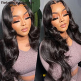 Rebecca Body Wave Lace Front Wig by HSF Marketplace, human hair with transparent lace, Brazilian body wave, T-part lace frontal.