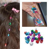 Adjustable silver and gold hair ring for dreadlocks and braids, HSF Marketplace hair styling tool