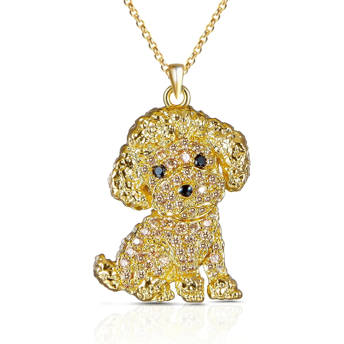 Cute beagle pendant necklace for dog lovers, elegant jewelry on a simple chain
