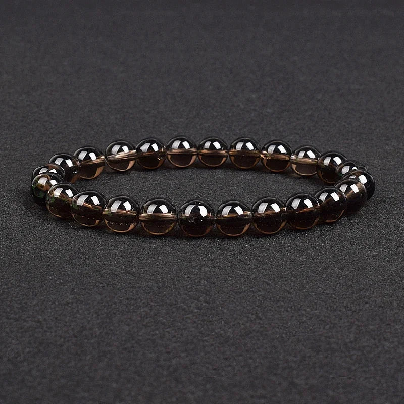 Genuine Natural Stone Bracelet Apatite Lapis Lazuli Agate Crystal Tiger Eye High Quality Gem Beads Bracelet Homme Jewelry Bangle