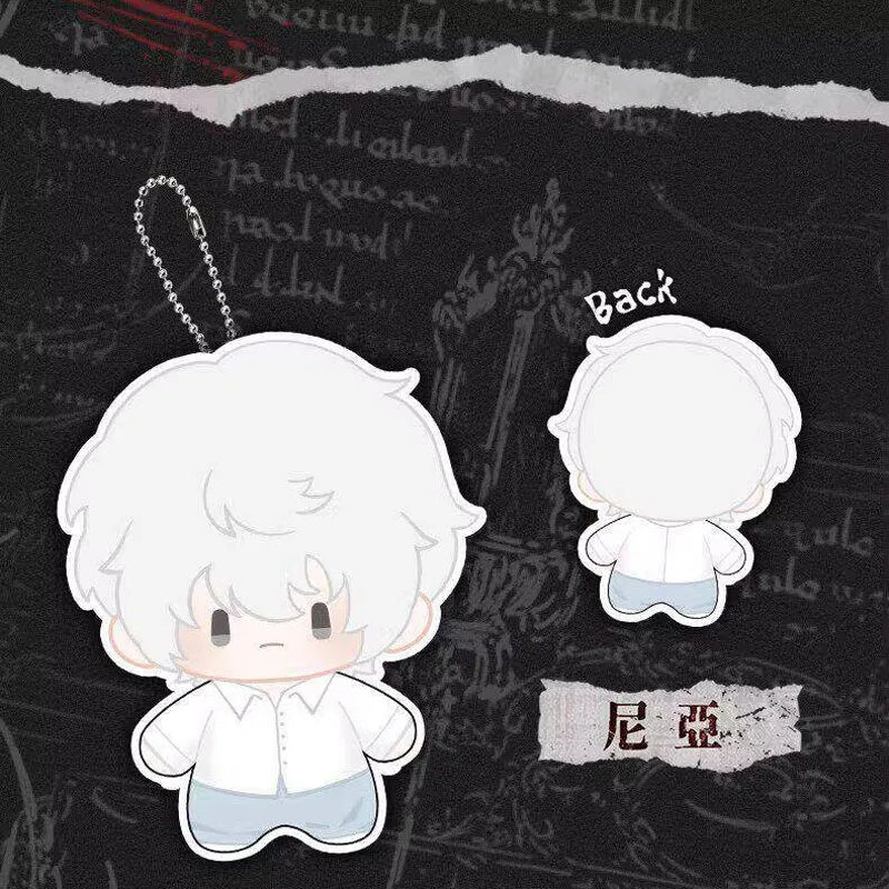 Death Note plushie doll series blind box, 13cm cartoon character backpack keychain collectible figure