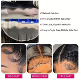 Burmese Hair Weave Bundles With Closure 4x4 5x5 Lace Closure 30 Inch Deep Wave Raw Human Hair Curly Bundles With 13x4 Frontal