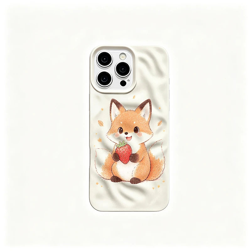 Cartoon Fox iPhone Case for Apple Models 11-18 with Unique Design