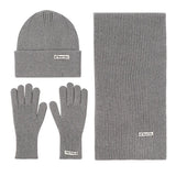 Winter knit set with scarf, hat and gloves for men and women by HSF Marketplace