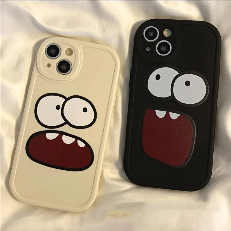 Chubby Girl silicone soft case for iPhone 11–18 with playful bucktooth design