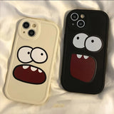 Chubby Girl silicone soft case for iPhone 11–18 with playful bucktooth design