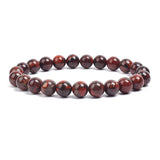 Natural Stone Beads Bracelet For Women Men Amethysts Crystal Quartzs Aquamarines Jades Jewelry Agates Elastic Bangle Bracelets