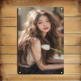 Korean drama inspired metal wall art for home and cafe decor, K-Culture merch by HSF Marketplace