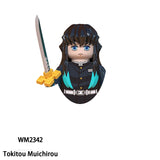 Demon Slayer action figures building bricks blind box collectibles by HSF Marketplace