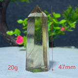 Natural Citrine Quartz Healing Pyramid Beautiful Home Decor Gift Mineral Stone Yellow Crystal Rod For Therapeutic Healing