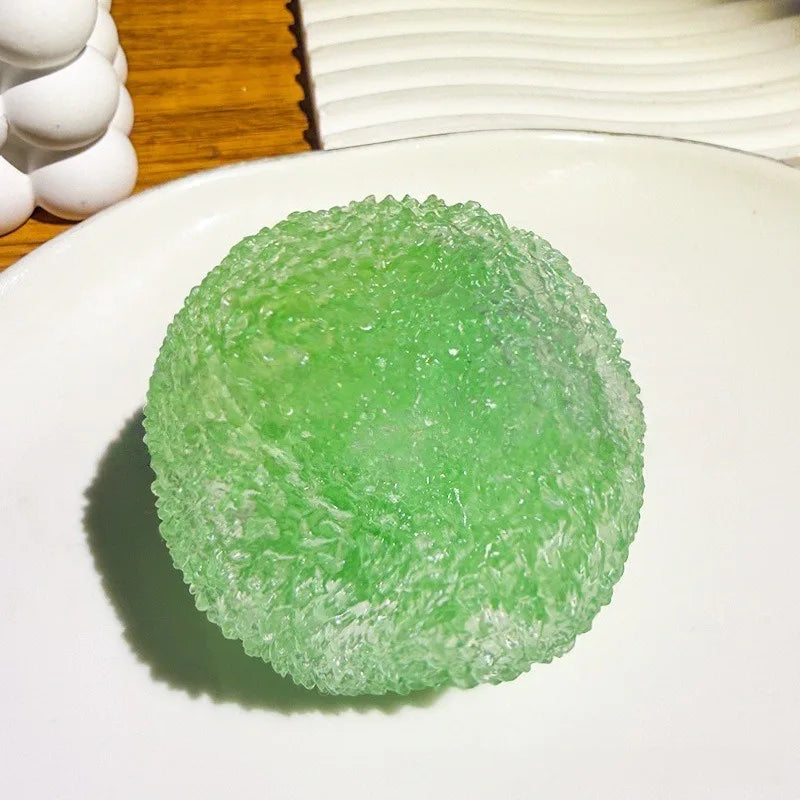 New Ice Sand Handmade Squishy Ball Moldable Crunch Sound Control Stress Relief Fidget Squeeze Toy