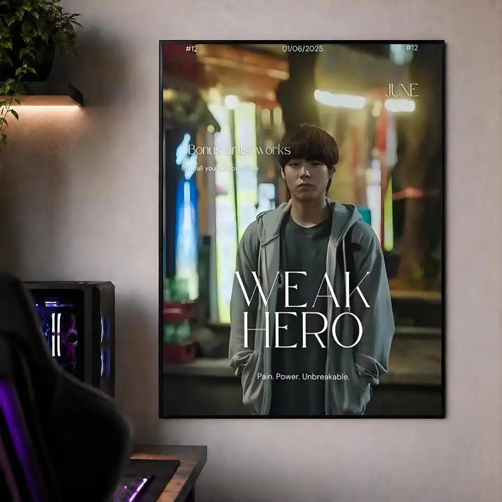 Korean drama wall art poster by HSF Marketplace for stylish home decor, featuring K-culture design