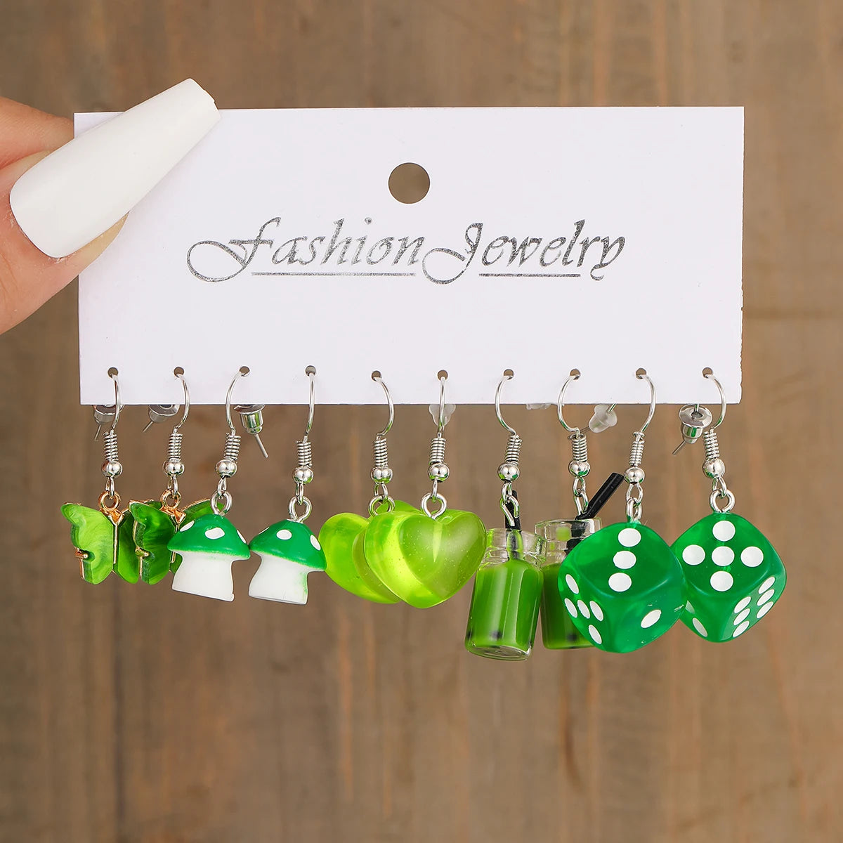 Cute cartoon duck dangle earrings set by HSF Marketplace for trendy girls