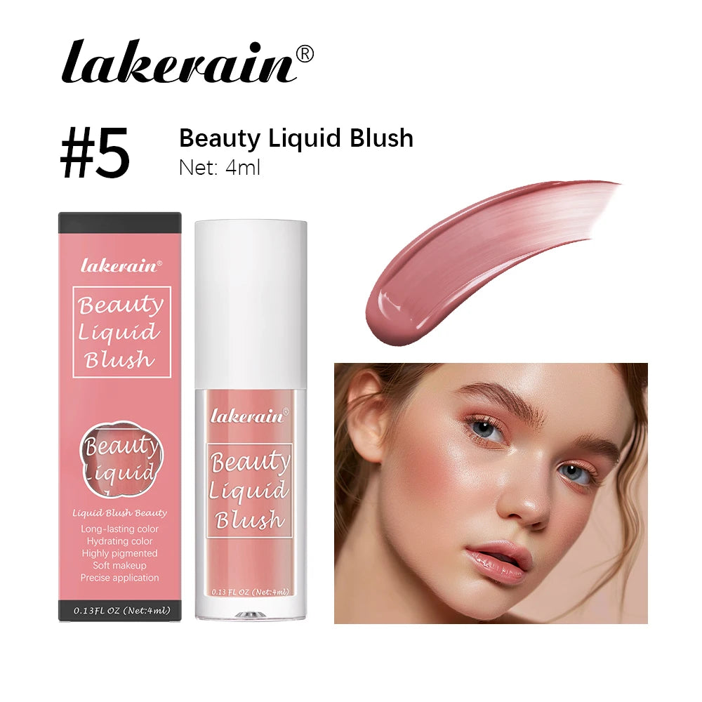 HSF Marketplace liquid blush with creamy moisturizing texture and deep, high-pigment color in compact packaging