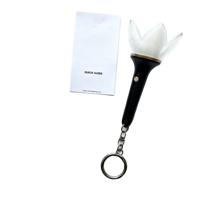Kpop floral mini light stick keychain by HSF Marketplace for fans and gifts