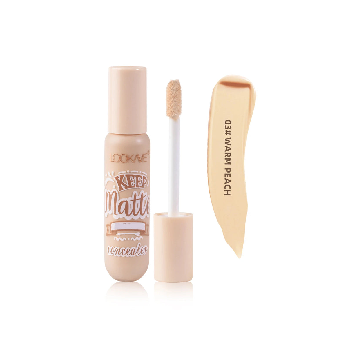 HSF Marketplace liquid concealer stick with six moisturizing shades for full coverage, ideal for acne and dark circles.
